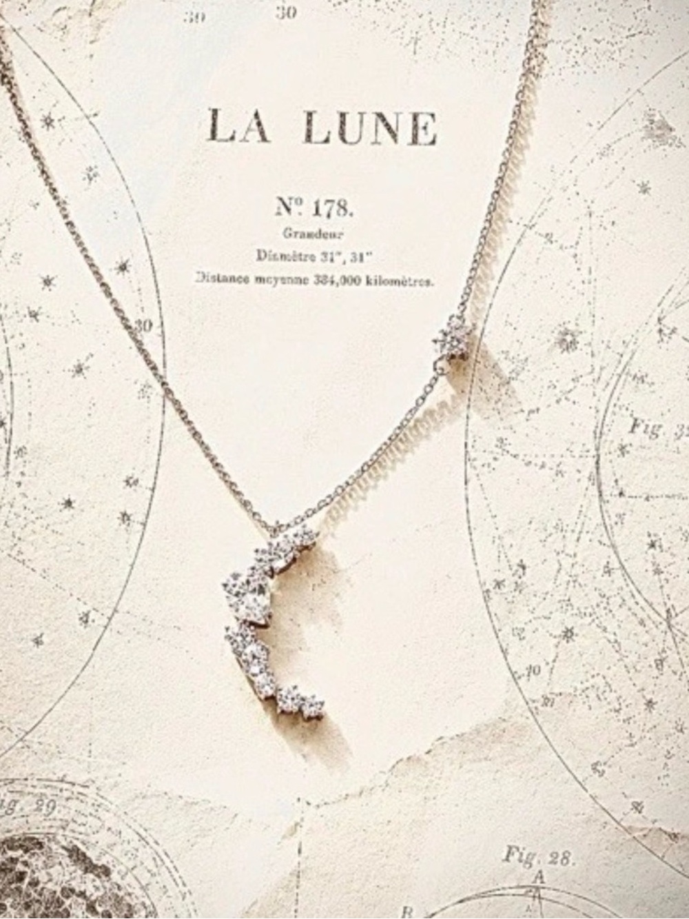 SWAROVSKI Atelier x Penelope Cruz🌙 MOONSUN necklace moon collab rhodium plated
